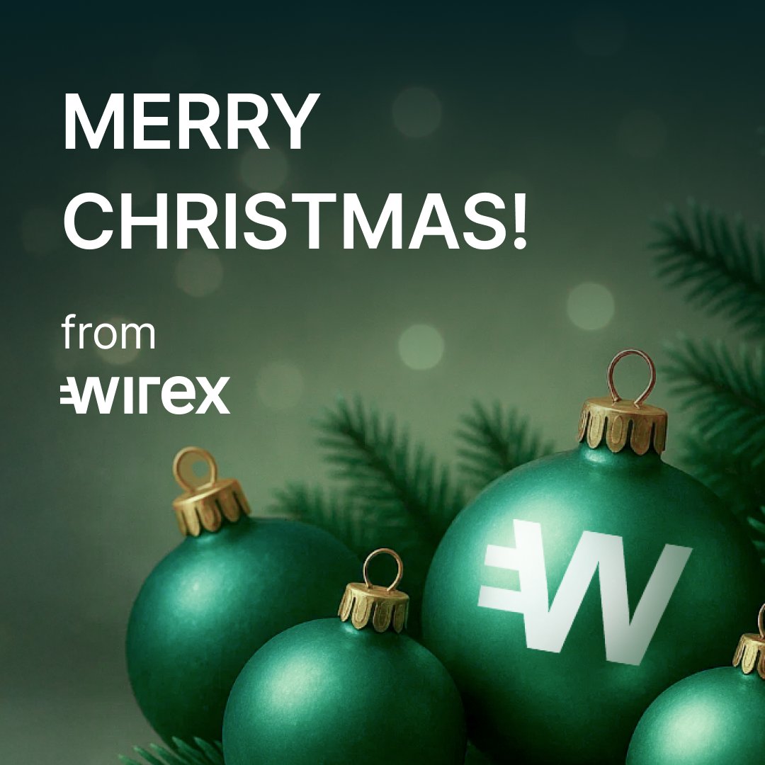 wirexapp's tweet image. From the Wirex team, Merry Christmas! 🎅

May your holidays be merry, bright, and full of good cheer 💚