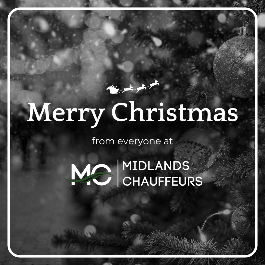MidsChauffeurs's tweet photo. Merry Christmas from the team at Midlands Chauffeurs🎄

Whether you’re travelling near or far today, we hope tomorrow is filled with joy, laughter, and a touch of luxury.

#midlandschauffeurs #christmas https://t.co/5H43Sm5qki