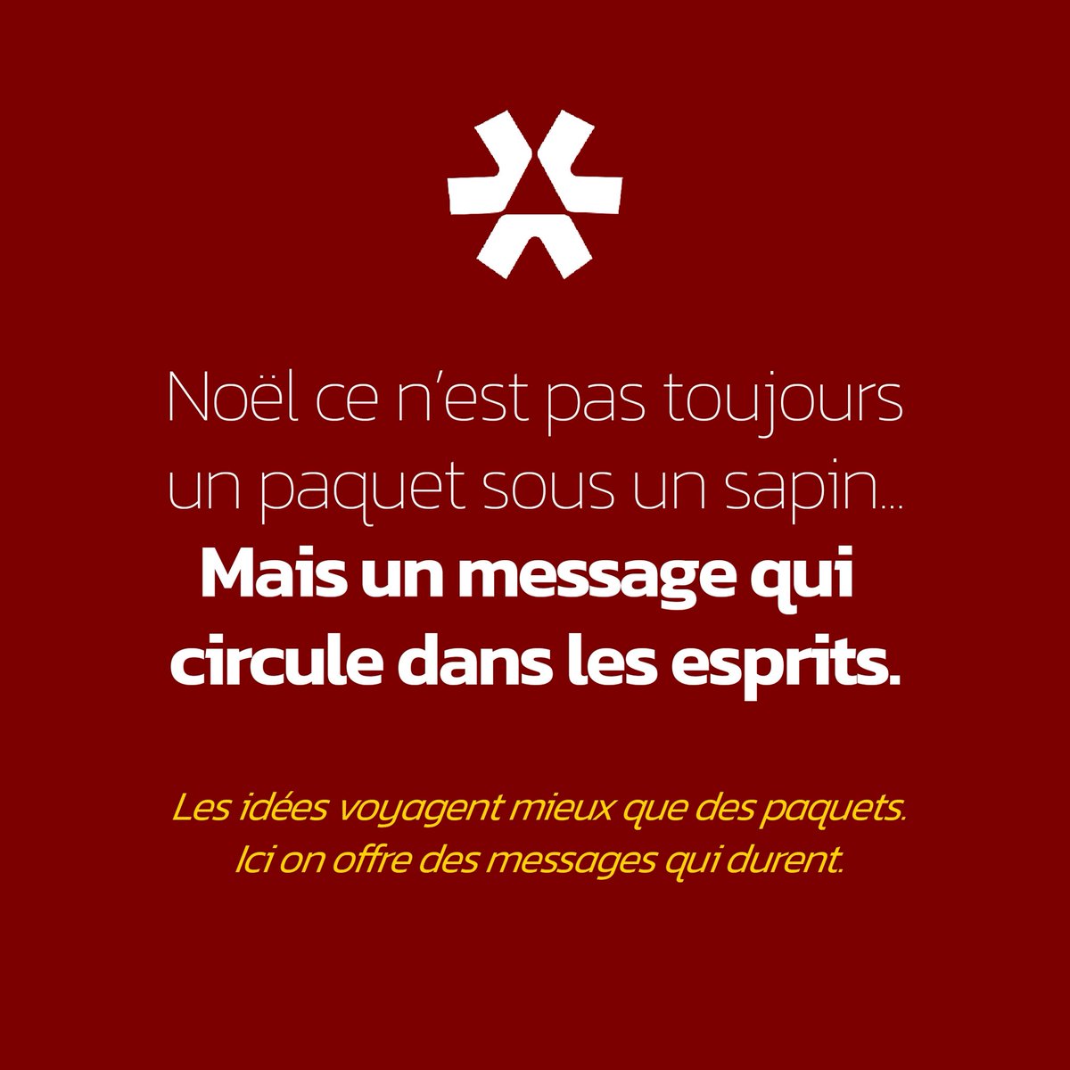 Noël ne se limite pas aux paquets 🎁 . 
Les vraies surprises circulent dans les esprits. 

Offrez ce qui marque, pas ce qui s’oublie.😎