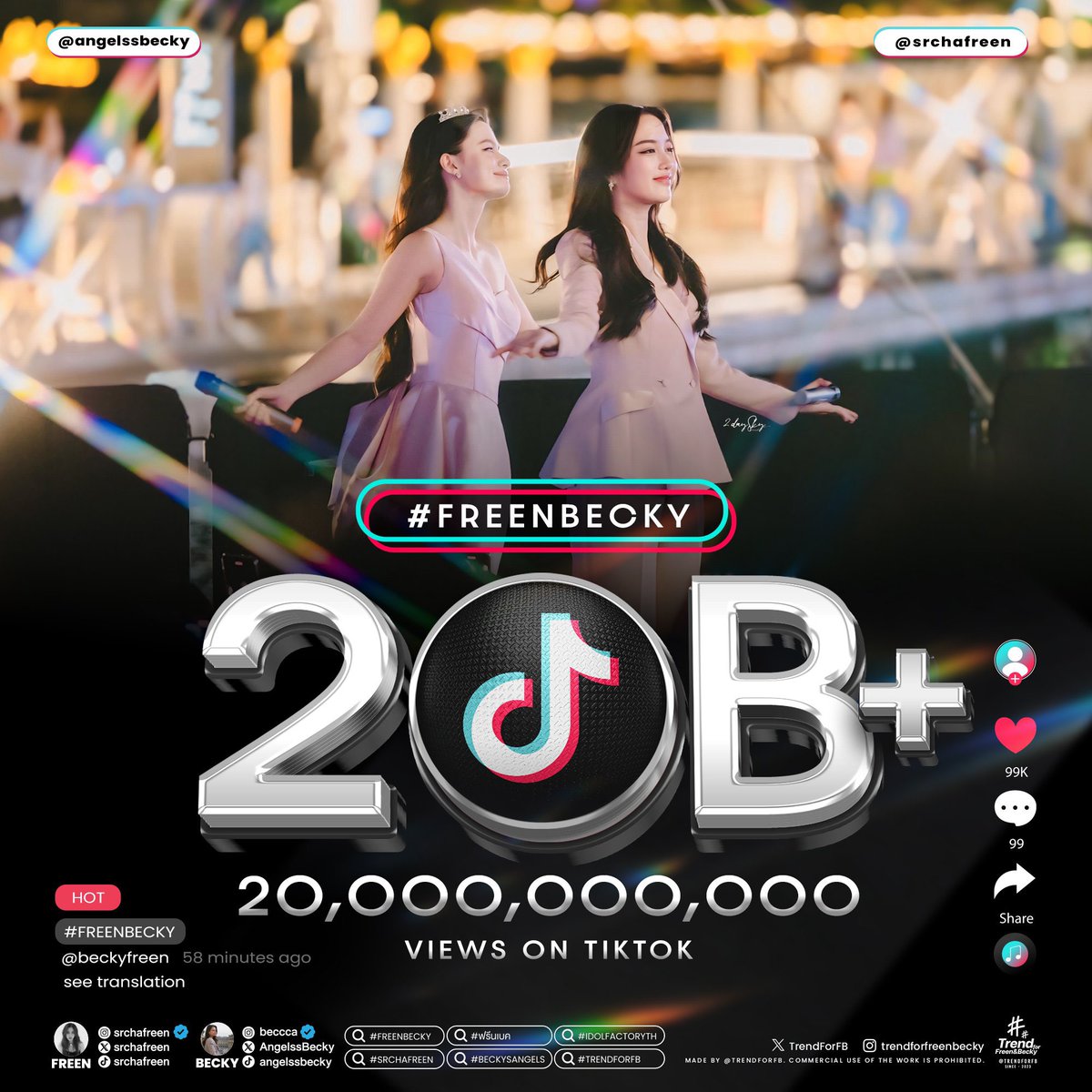 JaeJay_1's tweet image. และแบบเป็นคู่จีแอลที่ยอดวิวตต.ทะลุ 20,000 ล้านวิว ขอบคุณพลังของความอิมแพคที่มีแฟนๆสนับสนุน และขอบคุณความแมสเฉพาะกลุ่ม ที่กระจายไปในหลายทวีปทั่วโลกนี้