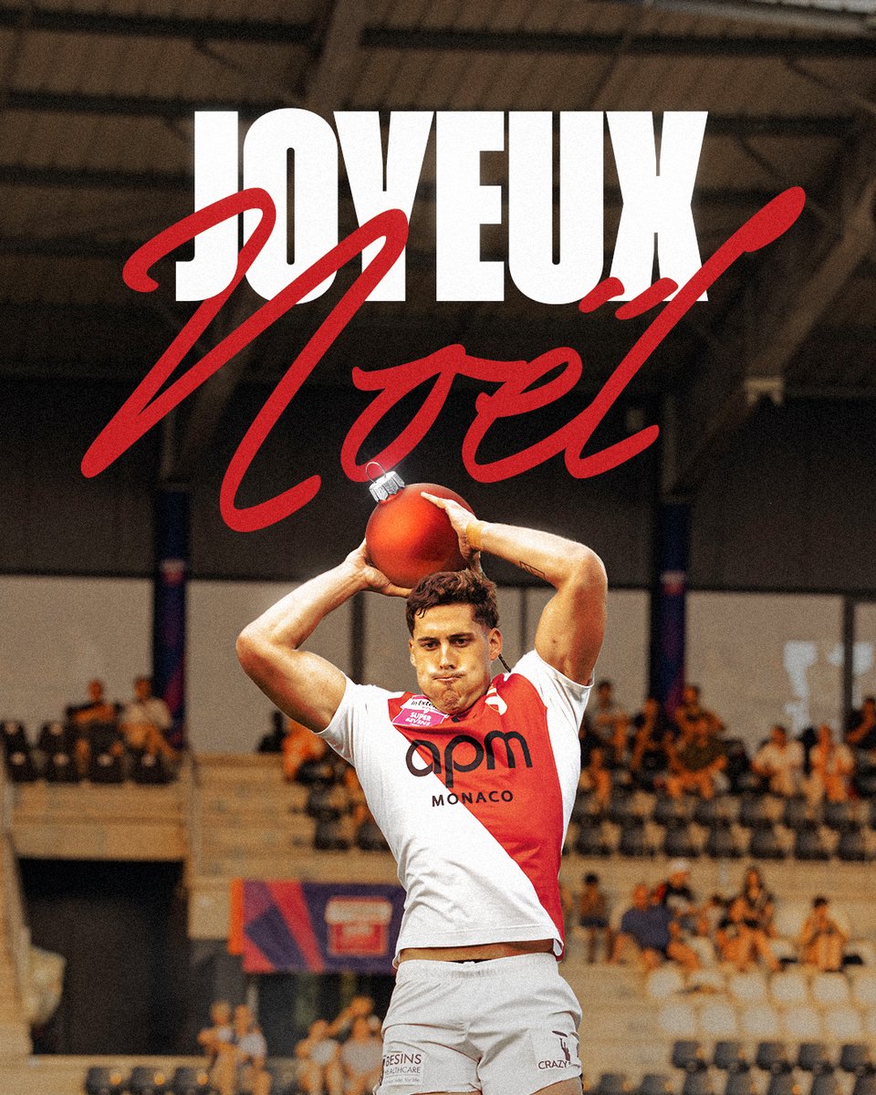 🎅 Excellentes fêtes à tous les fans du MR7. ✨
#monacorugby7s #joyeuxnoel