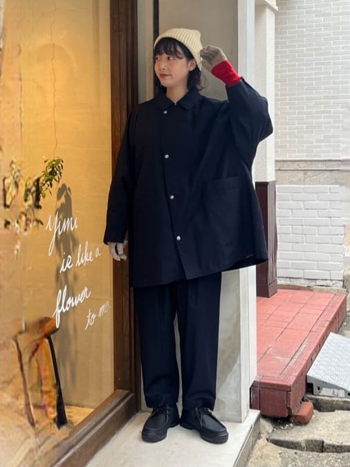 TWEED buoy buoy コート DOLMAN 　○POP