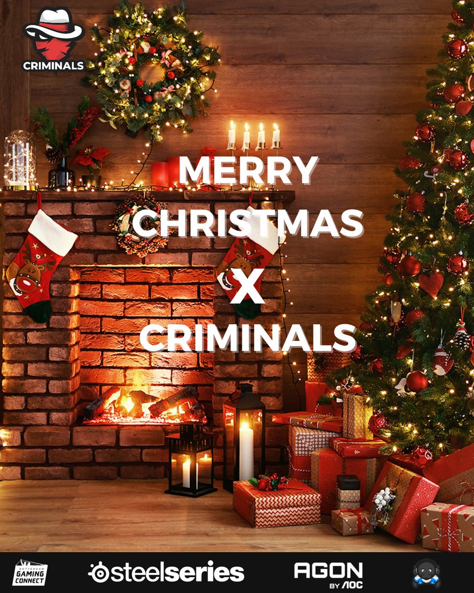 CriminalsORG's tweet photo. The entire Criminals family wishes you a warm and joyful Christmas! 

 Thank you for being part of our amazing community let’s make 2026 even greater together.
 Stay cozy, stay merry, and stay Criminals ❤️ https://t.co/opD86MTpep