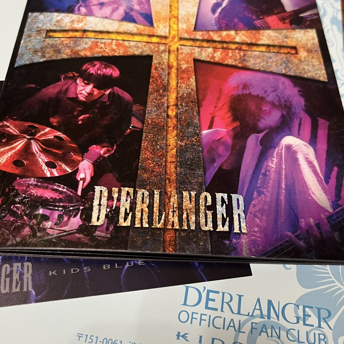 D'ERLANGERの会報とクリスマスカード 今年もありがとう！ 俺はこの先も