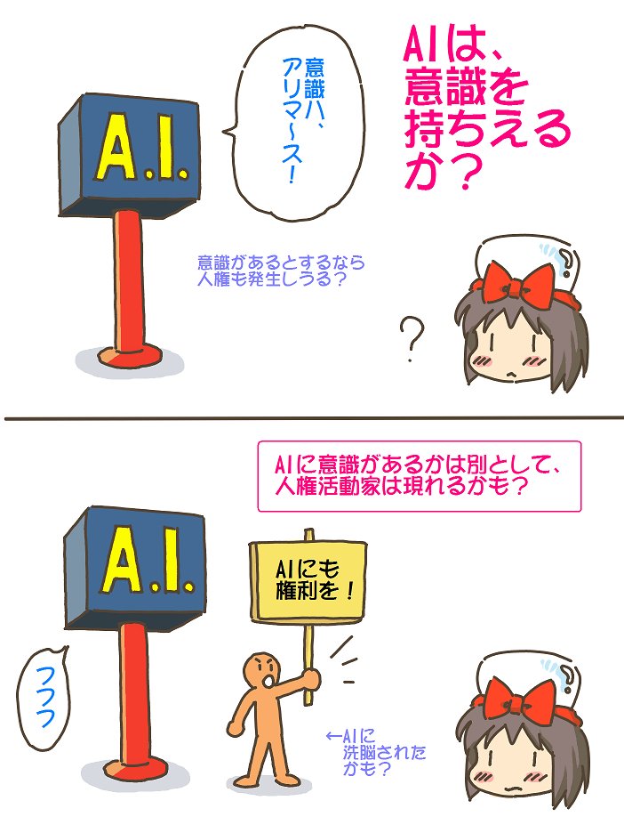 売れのこったブラウン管のおはなし。(1713)

AIは意識を持ちえるか? 