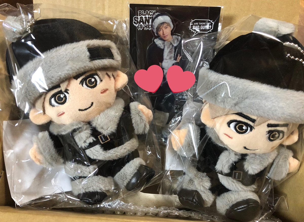 Merry Christmas🎄 ブラックサンタさん ぬいタクとアクスタ届いたー☆ﾟ