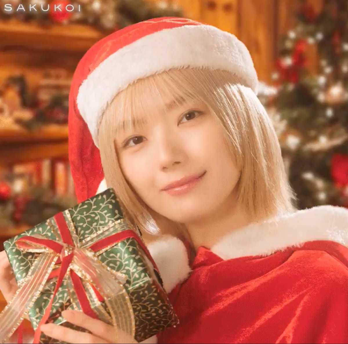 なにげにいちばん夏鈴ちゃんがサンタ感あるかも #藤吉夏鈴 #サクコイ