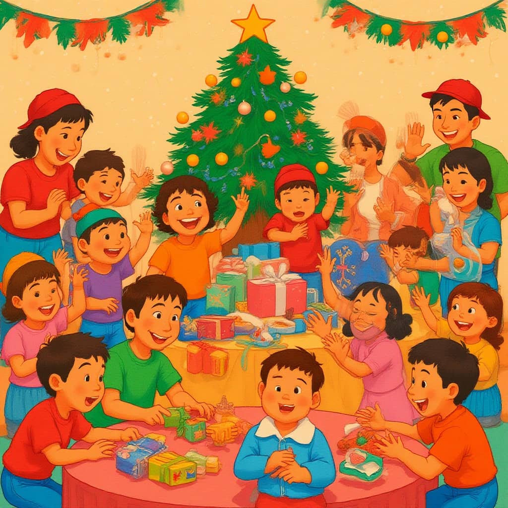 En ce jour magique de Noël, #HandiHardi  adresse, à tous les #enfants, ses vœux les plus sincères. 

À vous, chers enfants #handicapés qui relevez chaque jour des défis, sachez que votre force et votre courage inspirent des milliers de personnes autour de vous. 
<a href="/LeHandicap_SP/">Le handicap sans pauvreté</a>