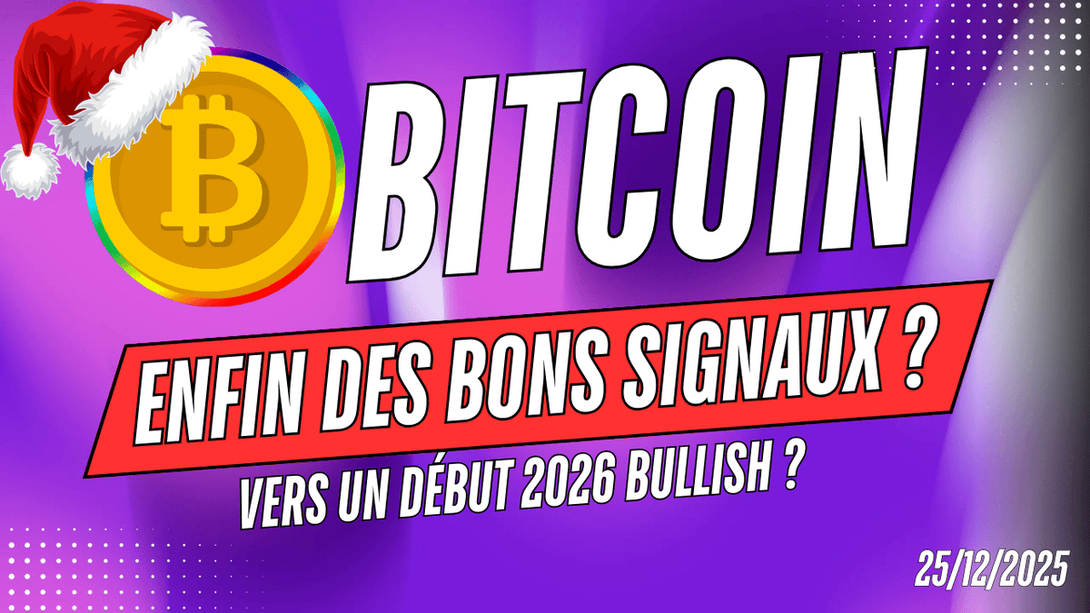 BITCOIN ENFIN DES BONS SIGNAUX 🔥 ? VERS UN DÉBUT 2026 BULLISH ? ANALYSE CRYPTO &amp; NEWS

Vidéo disponible içi :
👉 youtu.be/v0PbU971-Iw

- Commentez ma vidéo sur YouTube ✅
- Partagez et retweetez à fond 

🔥

$BTC #bitcoin #crypto #BullRun