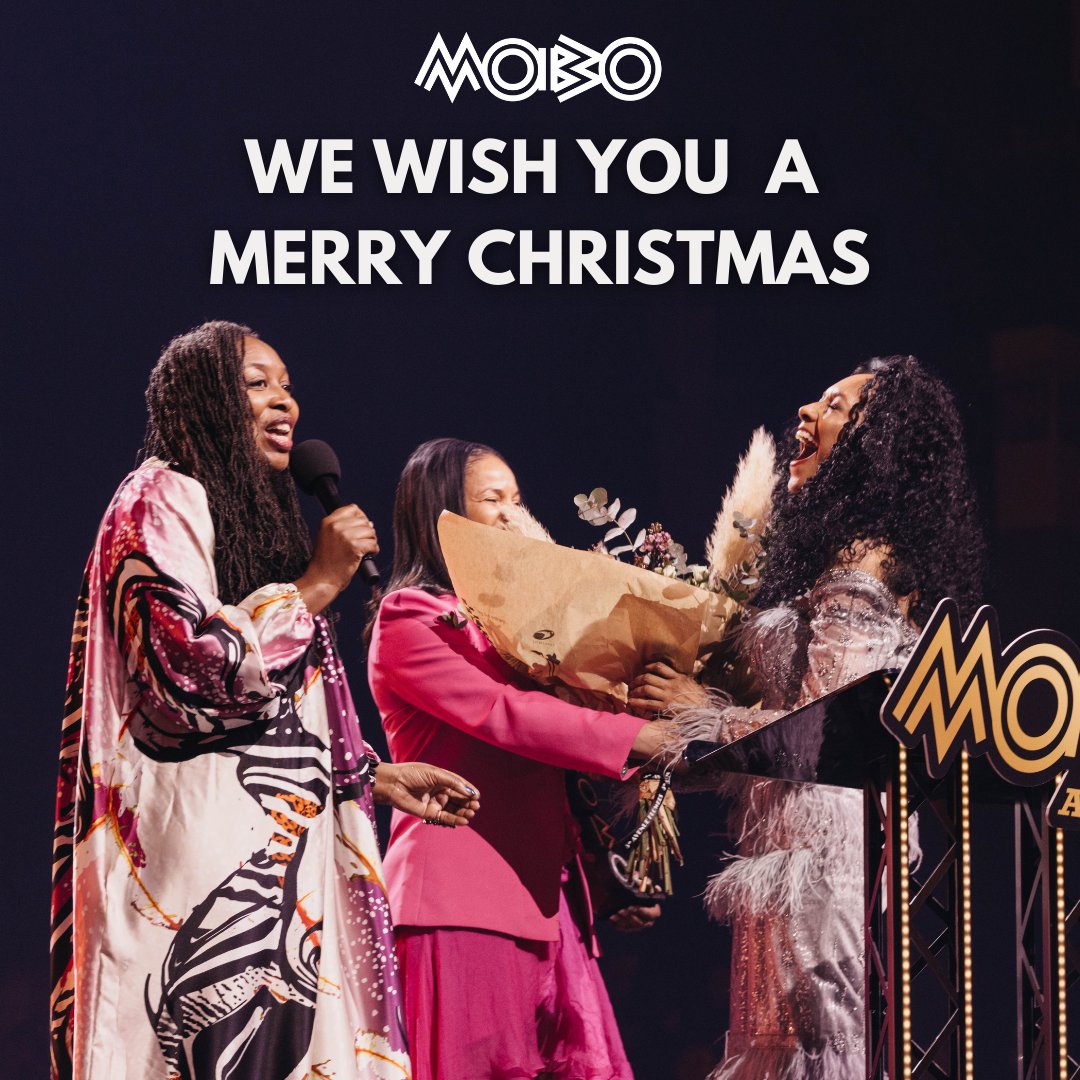 MOBOAwards's tweet image. From the smiles we shared at the 2025 #MOBOAwards to the joy we hope you’re sharing today 🎄✨

We are wishing everyone a very Merry Christmas.

May the good spirit, laughter, and love continue wherever you are 🤍