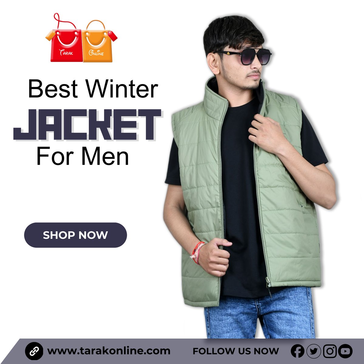 thetarakonline's tweet image. Stay warm and stylish with the Okane padded jacket for men, perfect for winter days.
.
.
.
#OkaneJacket #PaddedJacket #MenWinterWear #MensFashion #WinterStyle #StylishMen #WarmAndLight