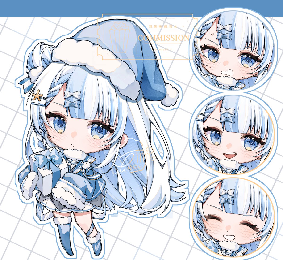 遊 霊烏( #yuure_reik )様のラフSDを担当させて頂きましたッ