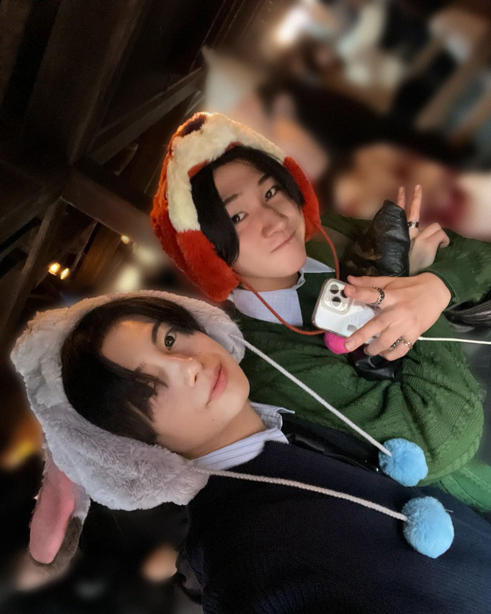 bmsg_trainee's tweet image. ⸜ ✉️ #LETTER_FROM_KANTA ✨ ⸝

ケイティーナで念願のディズニーに行ってきました！🏰

2人でズートピアのニックとジュディのバウンドコーデしてみました！
似合ってますかー？🦊🐰
アトラクションにたくさん乗れて楽しかったです！

存分に楽しんだあとは、
ラーメンもりもり食べました！笑🍜