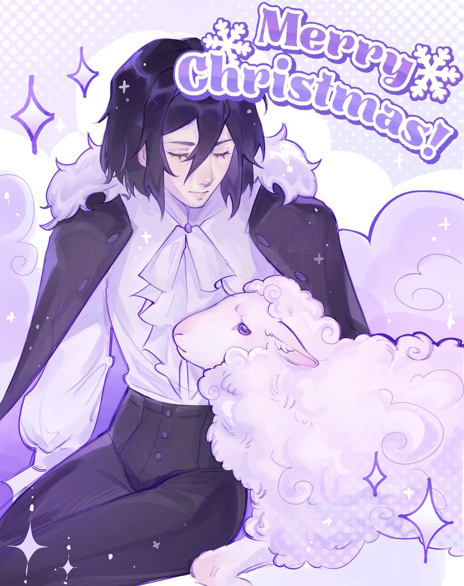 Hachii_ro's tweet image. My gift for @Sheepycide I hope you have a lovely day and happy holidays!!!! #BsdSecretSanta2025