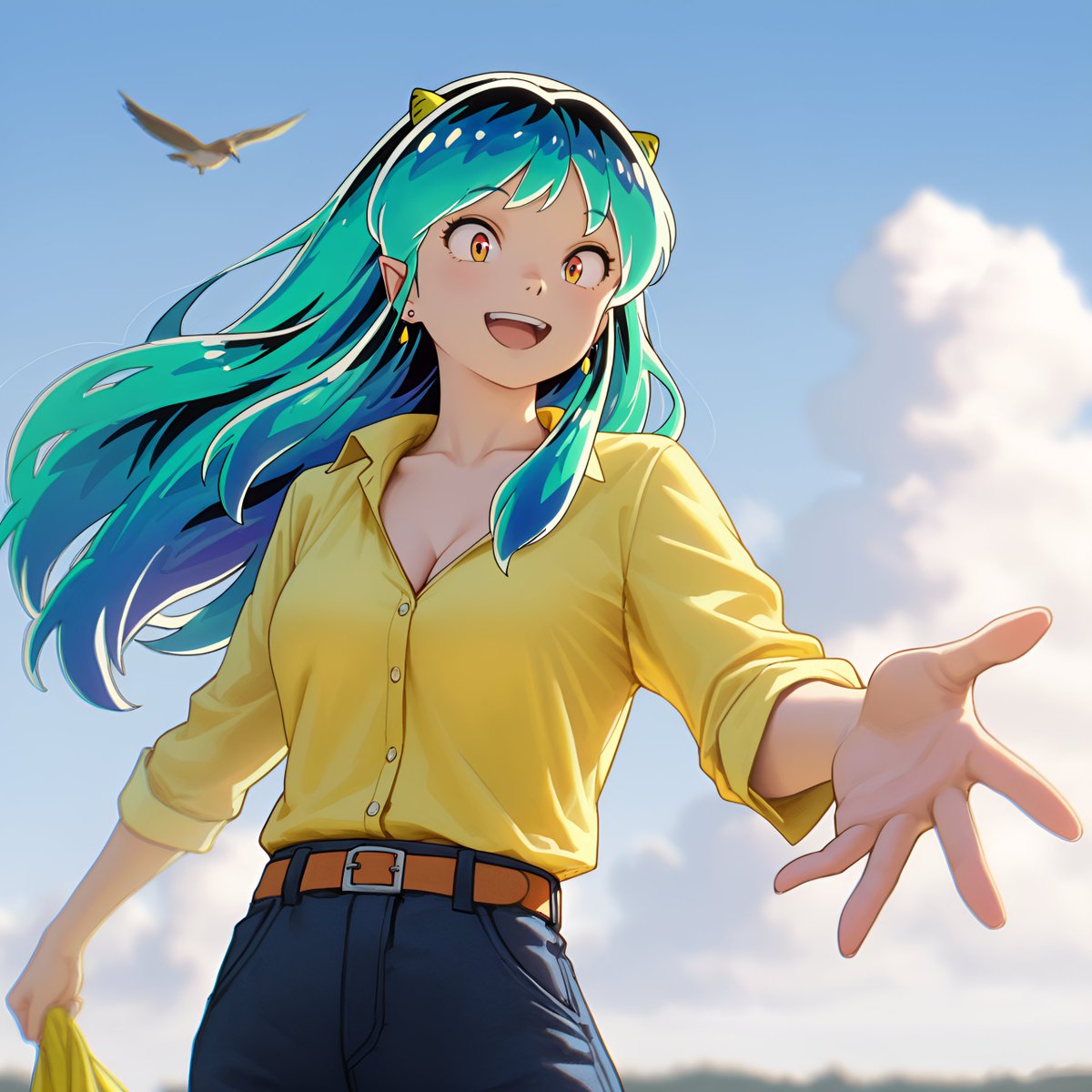 ラムの春の先行予約ファッション: ラムのシグネチャーカラーである黄色