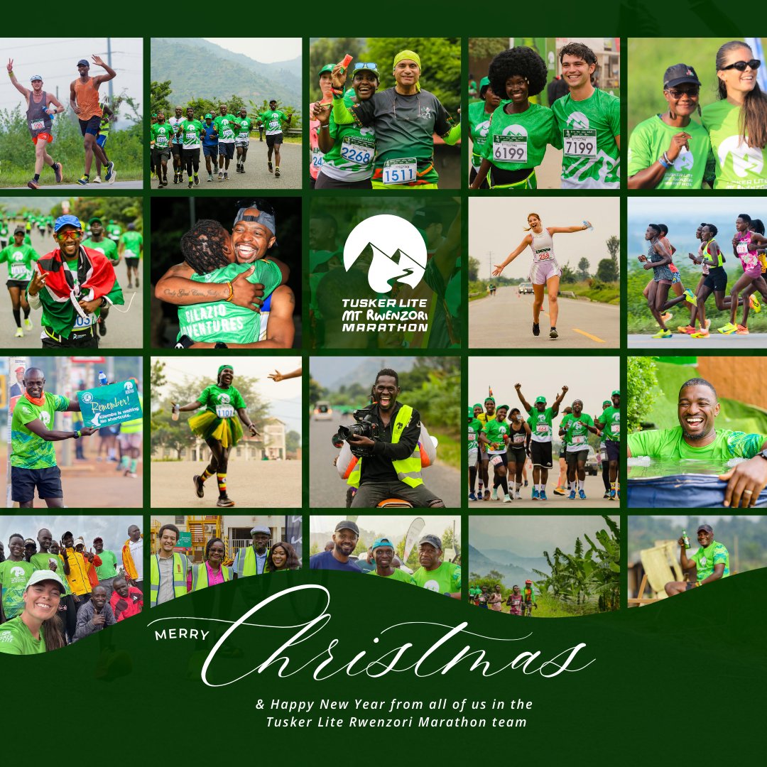 Grateful for every early morning, smile, medal and shared kilometre this year.

Wishing you calm days, fresh legs, and just enough running over the holidays to keep in shape.

Merry Christmas from all of us to all of you! 🎄

#TuskerLiteRwenzoriMarathon