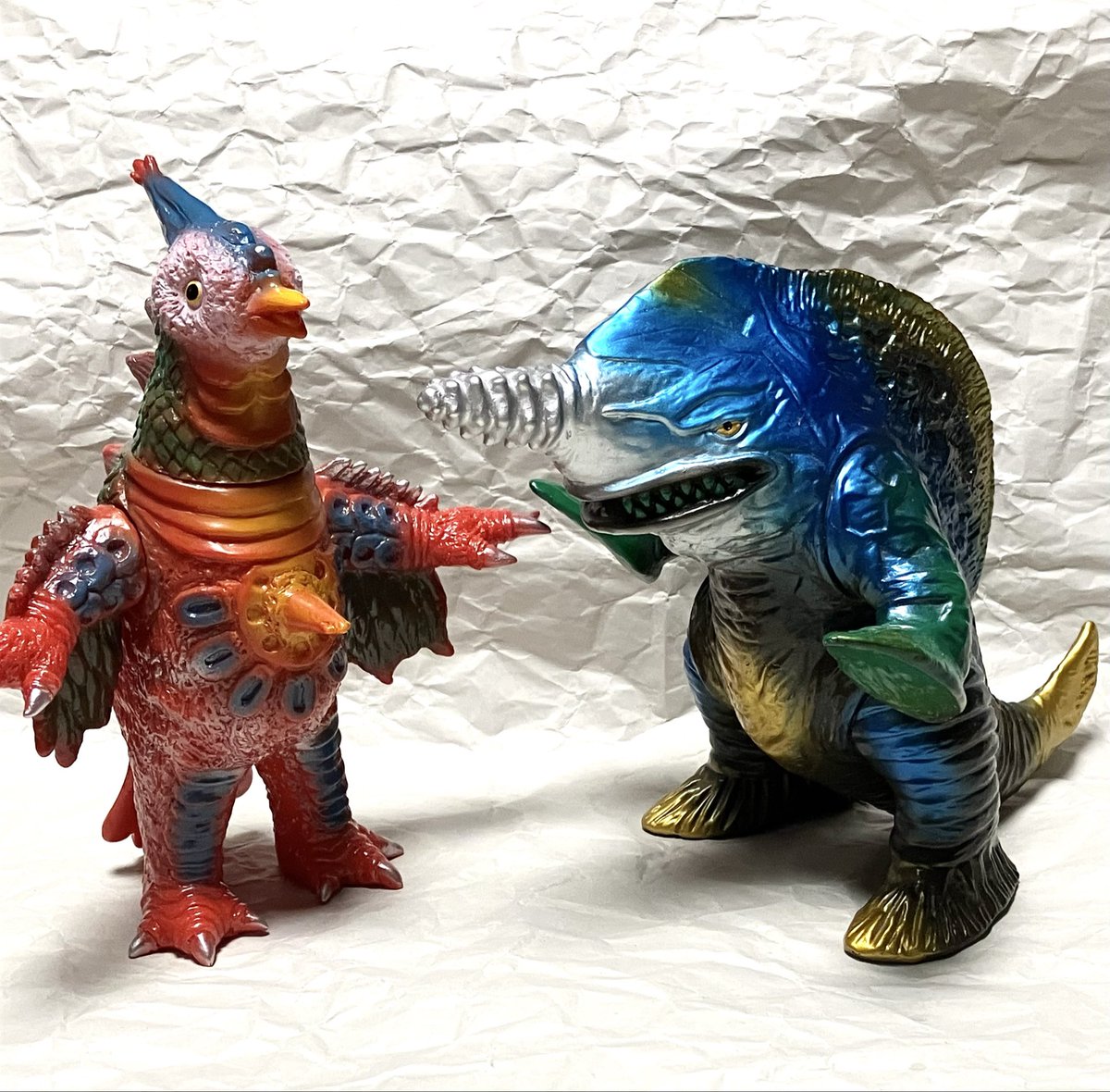 ヤモマーク ナスラ 茄子カラー ソフビ 5456 本日はグビラ放送日(1966年12月25日 ) 2025年のクリスマス ヤモマーク