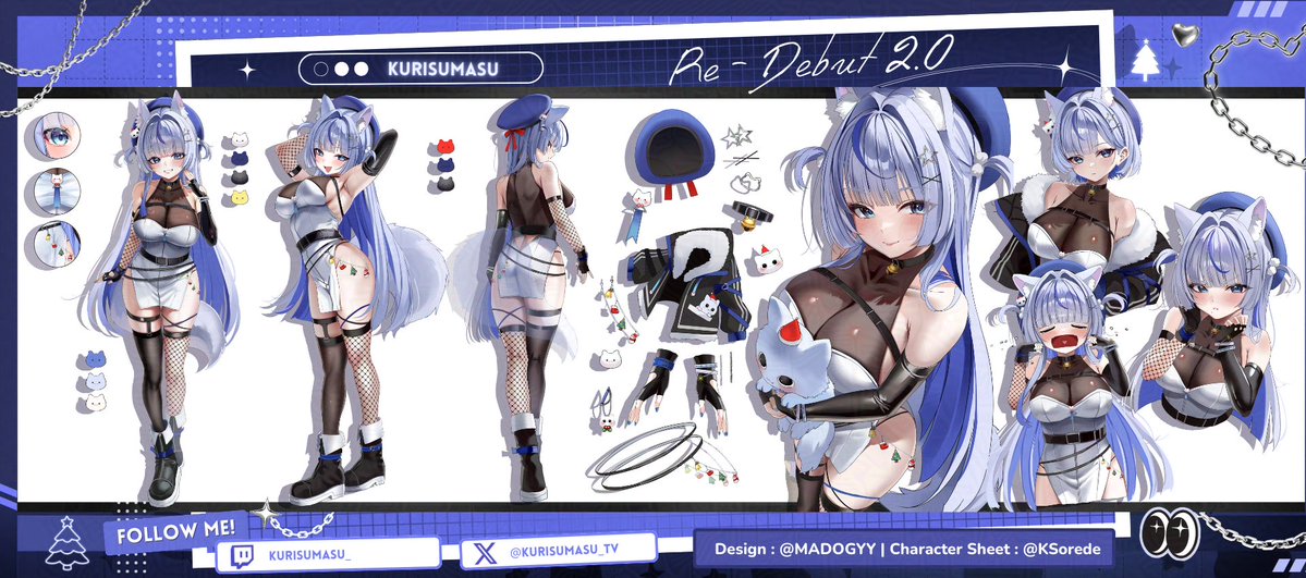 █ 2.0 𝘕𝘦𝘸 𝘔𝘰𝘥𝘦𝘭 𝘒𝘶𝘳𝘪𝘴𝘶𝘮𝘢𝘴𝘶_ 🎄🎅

ᴄʜᴀʀᴀᴄᴛᴇʀ ꜱʜᴇᴇᴛ ⭐️

▪︎ ᴅᴇꜱɪɢɴ ︎: <a href="/Madogyy/">MADOGY🦊</a>
► ɪʟʟᴜꜱᴛʀᴀᴛɪᴏɴ : <a href="/KSorede/">Stone @REVERIE</a> 
⋯⋯⋯⋯⋯⋯⋯⋯⋯⋯⋯⋯❆
♡ ʜᴀꜱʜᴛᴀɢ ♡
⭒ ɢᴇɴᴇʀᴀʟ ║ #Kurisumasu_
⭒ ꜰᴀɴᴀʀᴛ ║ #Kurisumasu_Art
⭒ ʟɪᴠᴇ