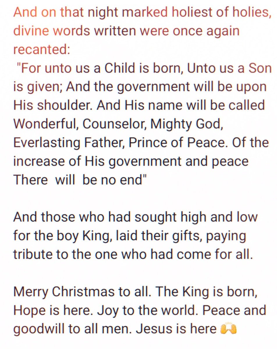 Nate4Christ33's tweet photo. Merry Christmas to us all. JESUS is the reason for the season
#Christmas #BornKing #JesusISTheReasonForTheSeason #GodInEverything https://t.co/KIyxhySj25