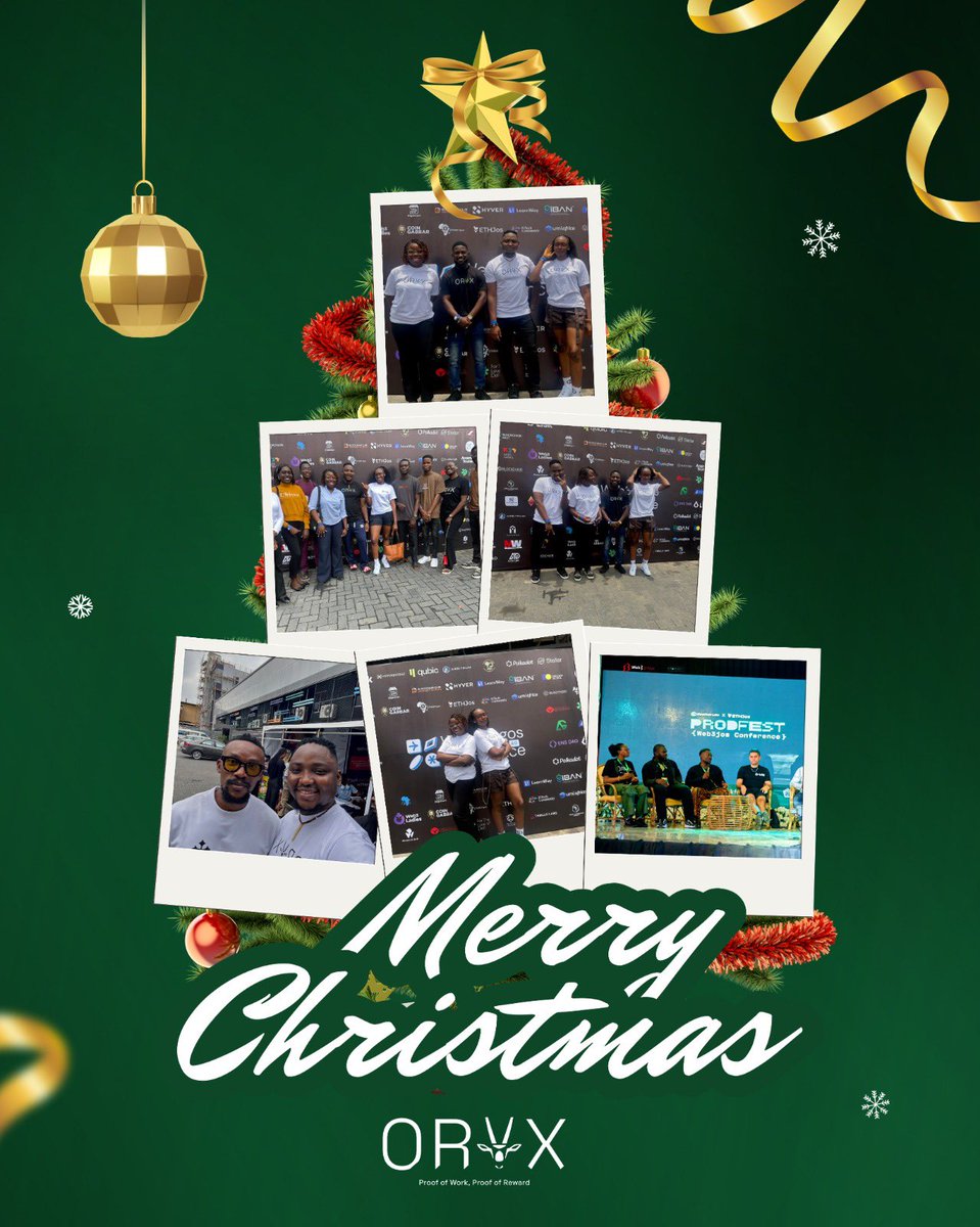 Merry Christmas from us at Oryx 💚
We wish you a day filled with smiles, sweet Jollof, chicken and laughters with your loved ones.