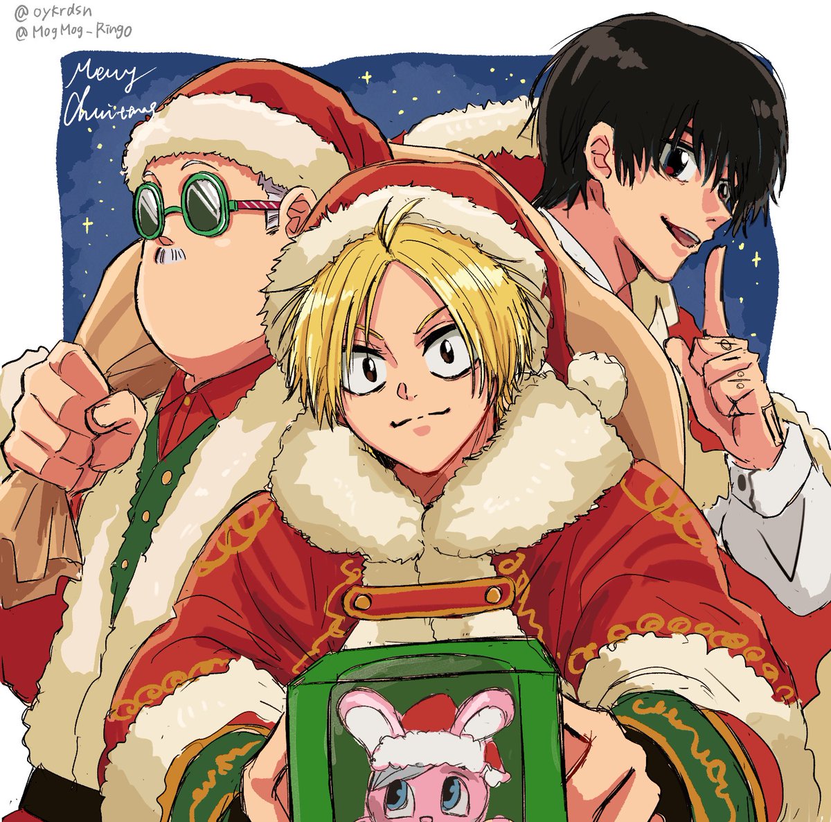 🎅3人ともかわいかった