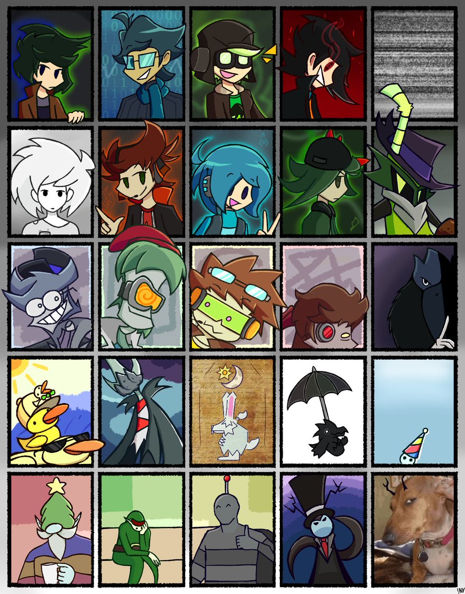 I_nvention's tweet photo. 25th of December leads to 25 of my ocs ye https://t.co/hgGjQggKut