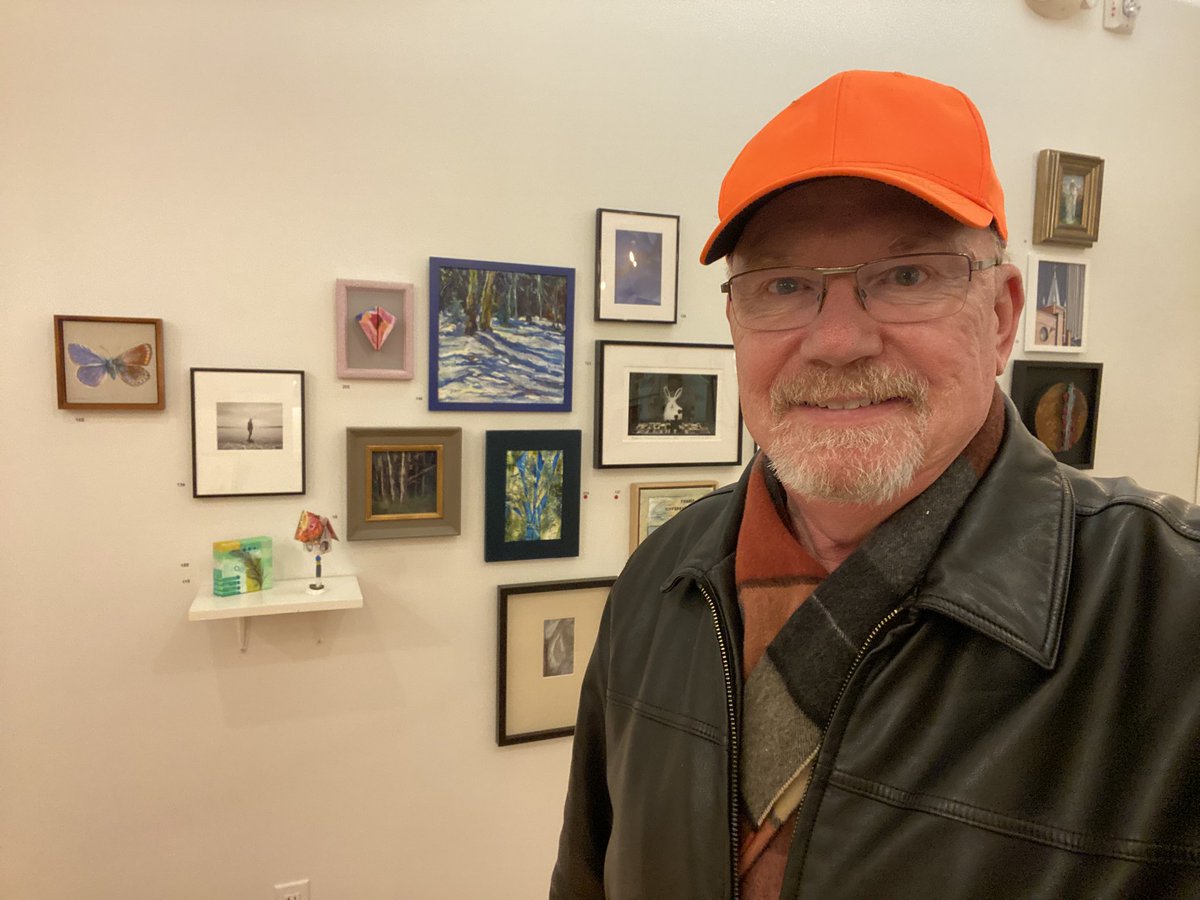 pondaroski's tweet photo. 20251220 Final Viewing Of The 12th Annual Small Works Exhibit At Main Street Arts During These Un-Normal Times, Clifton Springs, NY
#unnormal
https://t.co/OgLTT7cwWZ
#mainstreetartscs
#selfportrait
#smallworks
#pinholephotography
#coincidentaltourist
#pondaroski
#JoeZiolkowski https://t.co/46XBvacFGT