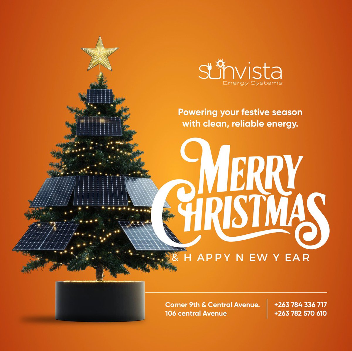 🎄✨ Merry Christmas from SunVista Energy Systems! ✨🎄

As we celebrate this special season, we’d like to thank all our customers, partners, and community for your trust and support throughout the year.

May your homes be filled with light, joy, and peace this Christmas