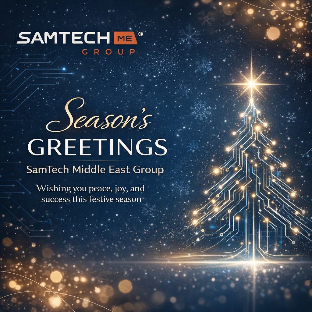 Peace, joy, and success to you this festive season! 🎄
Warm wishes from SamTech Middle East Group.
#SeasonsGreetings #HappyHolidays #SamTech #Business #MiddleEast #Festive