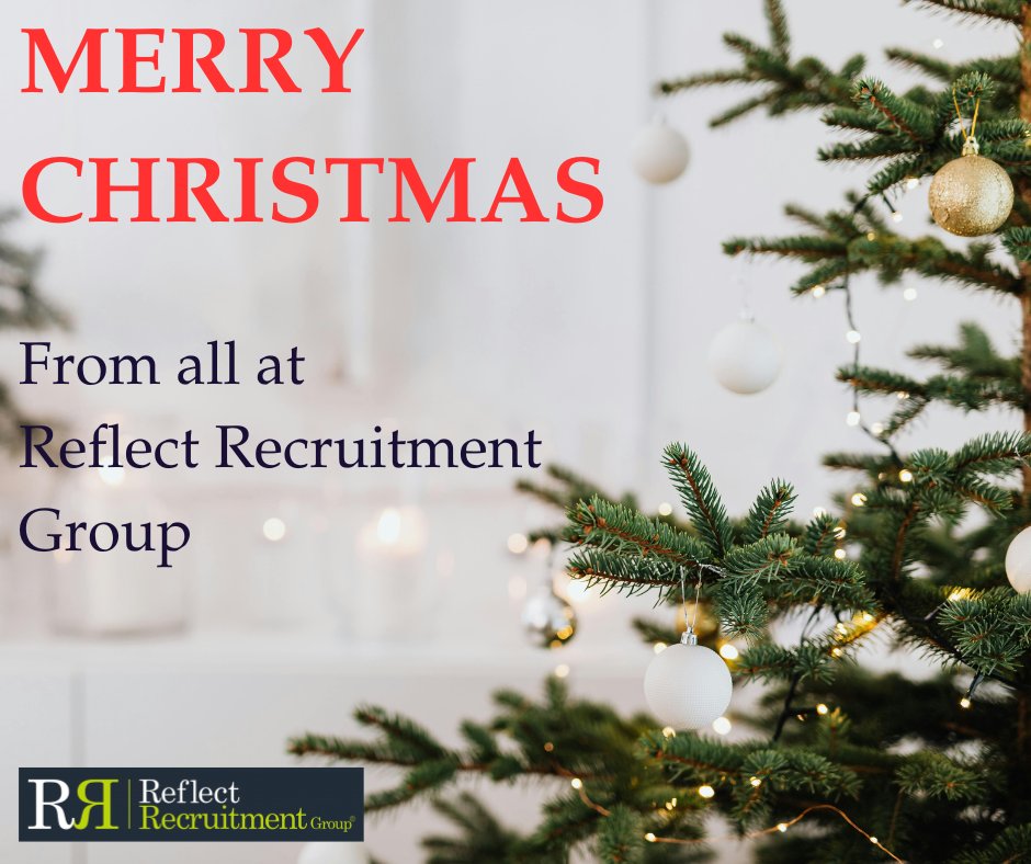 Wishing you all a Merry Christmas! 🎄🎁☃️

From all of the team at Reflect Recruitment Group

Thank you to those out there that are doing their bit and working hard today - whether you're in the Blue Light sector, Retail, Healthcare or any other essential role! 💚🖤