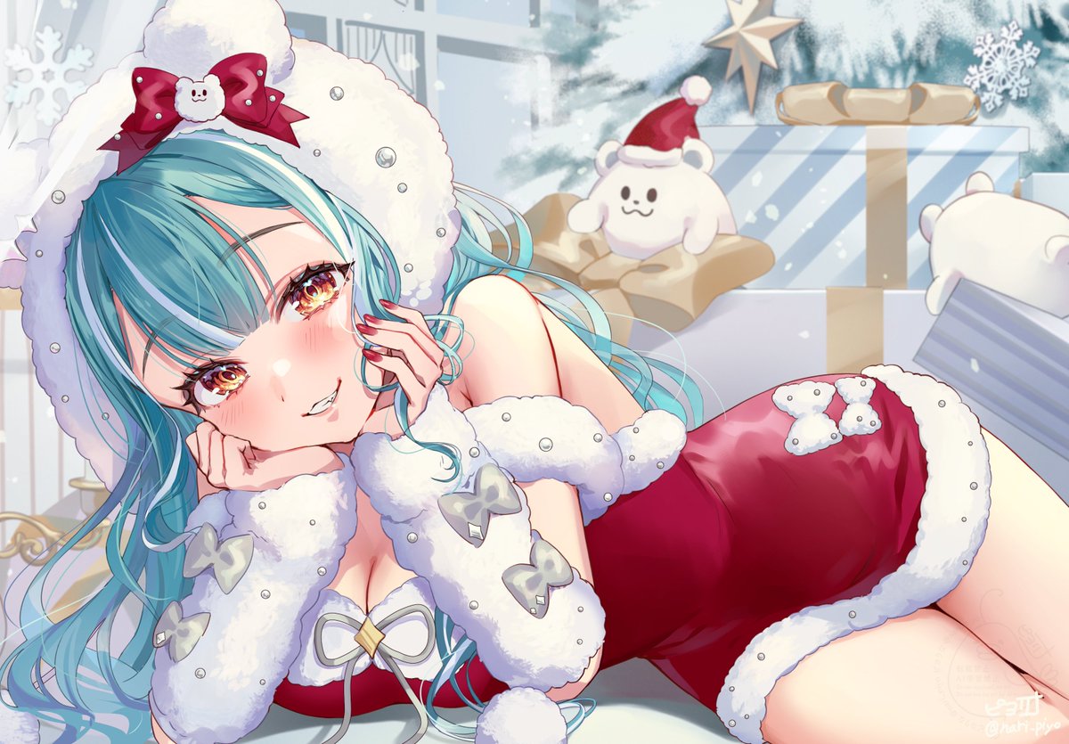 「「メリークリスマス」 #らむねはいか画」|ピヨりな(しばらく低浮上)のイラスト