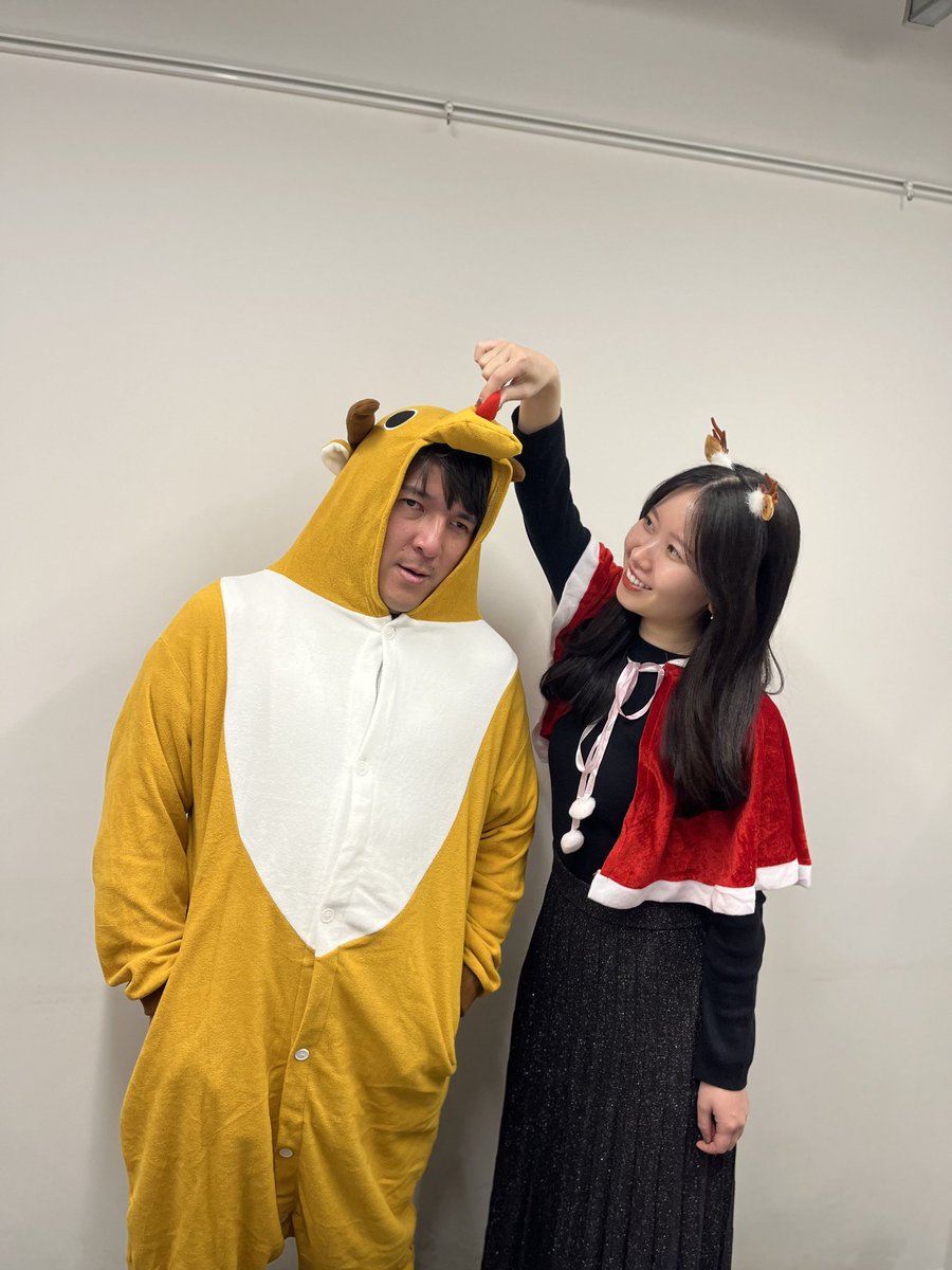 メリークリスマス🎄✨
トナカイと遊んでました☺️