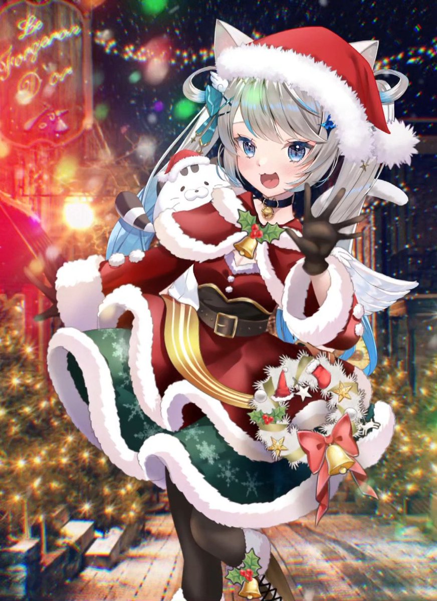 街を飾りつけて キラキラの夜になったよ！ メリークリスマス˗ˏˋ