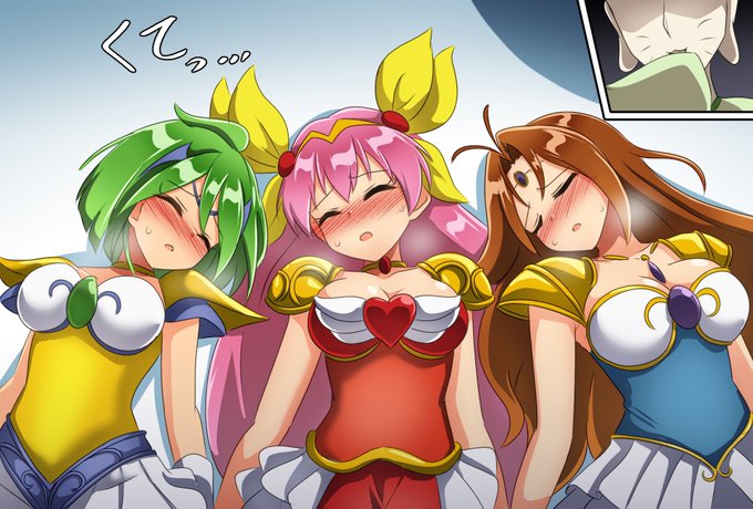 skebより、愛天使伝説ウェディングピーチの三人エナドレ。