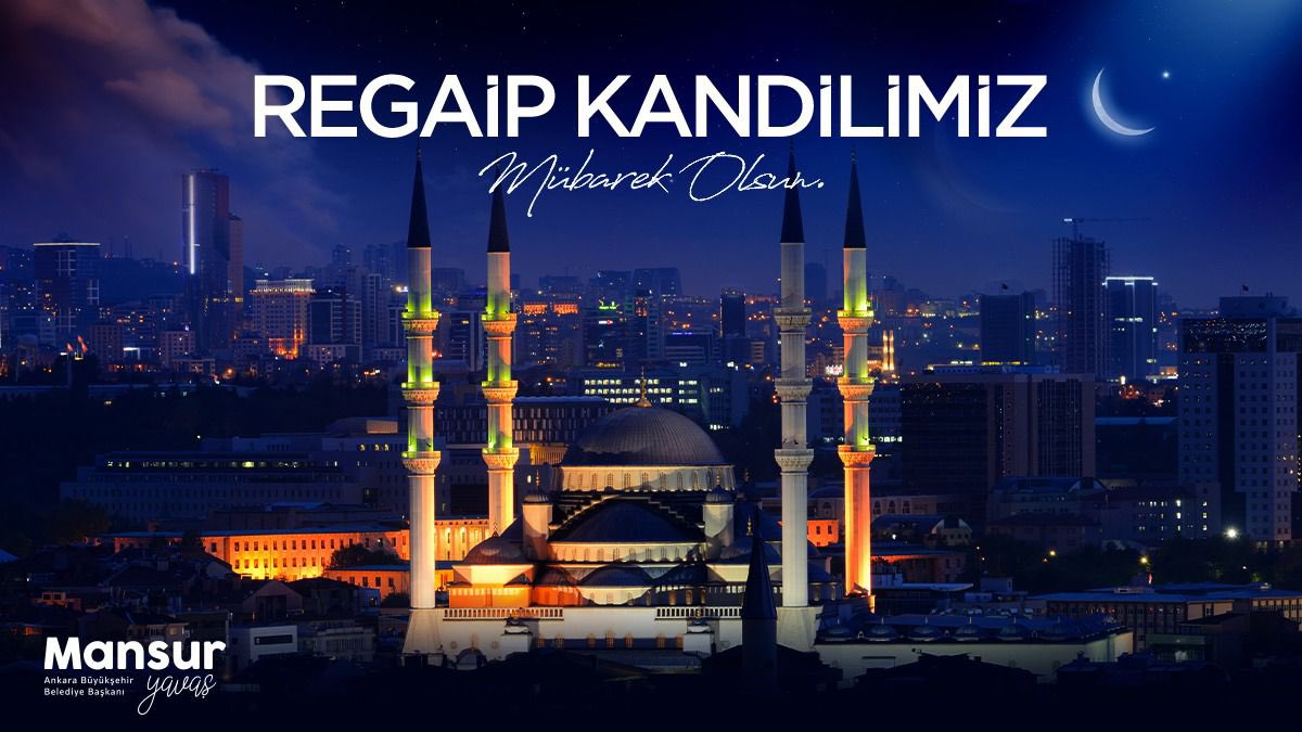 Milletimizin ve tüm İslam aleminin Regaip Kandili'ni kutluyorum.

Mübarek üç ayların habercisi olan Regaip gecesinin ülkemize sağlık, huzur ve bereket getirmesini temenni ediyorum.