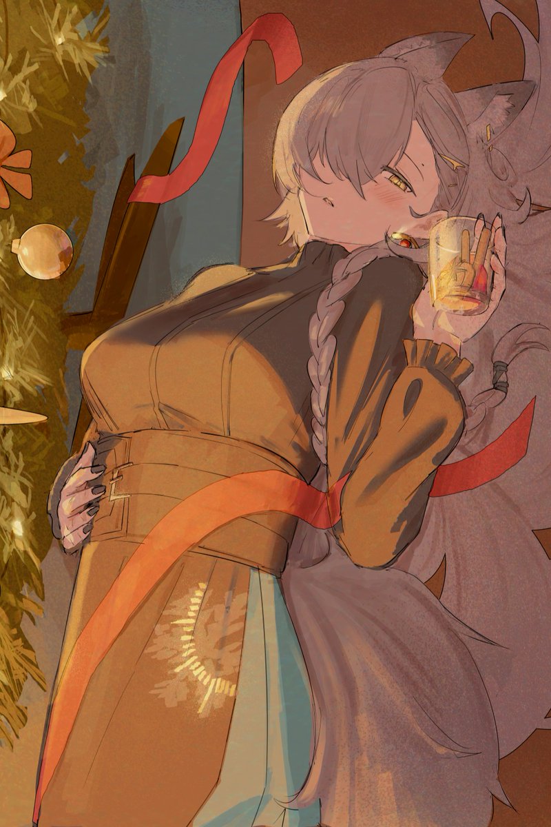 ペナンス「あなたも、床に着いてしまったのですか」🎄
#アークナイツ 
#Arknights 