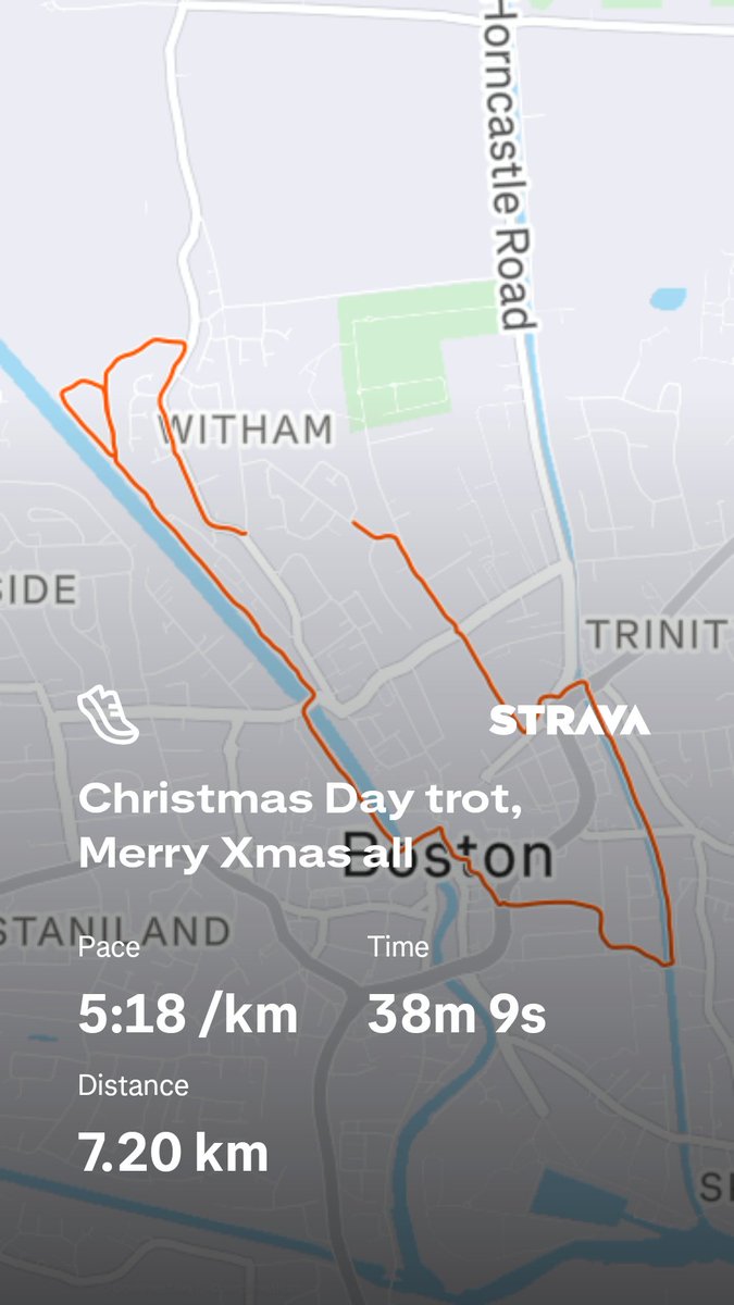 ButlerAndy's tweet image. The annual Xmas Day run, 10k is still a few weeks away but I'm getting there.
Merry Christmas to you all

Check out my run on Strava: strava.app.link/UgjjBpNOnZb