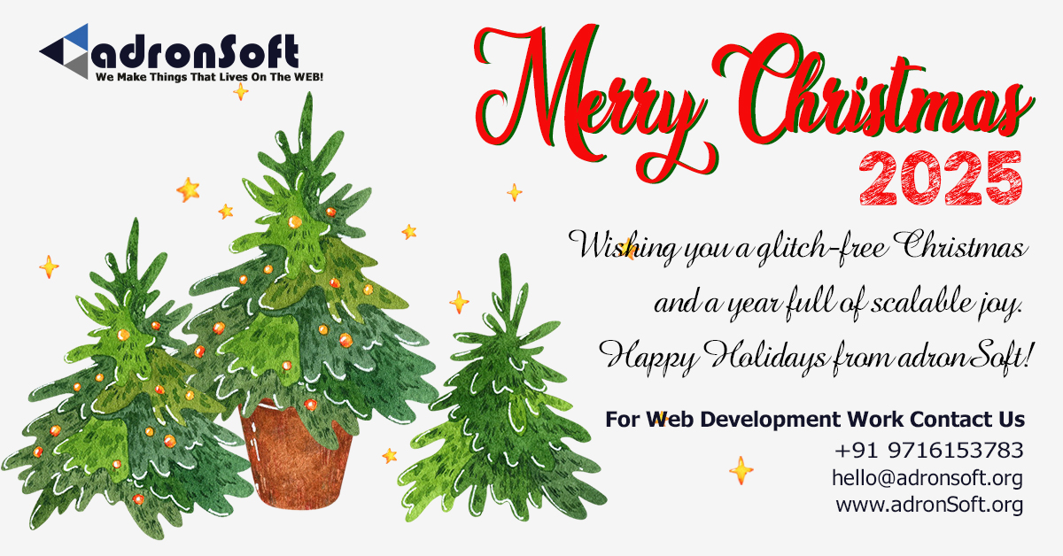 adronsoft's tweet photo. Merry Christmas 2025 from adronSoft! 🎄
Wishing you a glitch-free Christmas &amp; a year full of scalable joy. Happy Holidays!

📞 +91 9716153783
📧 hello@adronsoft.org
🌐 https://t.co/teshe3qqg8

#MerryChristmas #WebDesign #WordPress #adronSoft https://t.co/rY8mKHCl5z