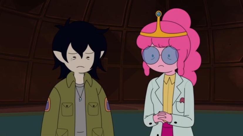 gumtism's tweet photo. / fionna and cake spoilers

i feel so bad for pb though .. she thought her only choice was to digitalize finn , but magic , the one thing she was sure didn’t exist , is what cured him , shattering her whole philosophy and planted a seed of doubt in her leadership skills 😞 https://t.co/kCx3wJeKay