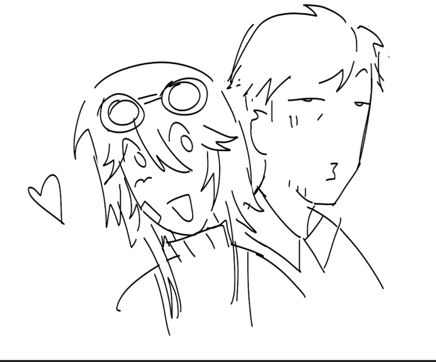 mralbinisuzuki's tweet photo. im sorry i genuinely couldnt figure any of you twos hair out @mechakisser m going to kill myslef. if u want i can remake it idfk #bitsandbots https://t.co/hU0T5BPvVO