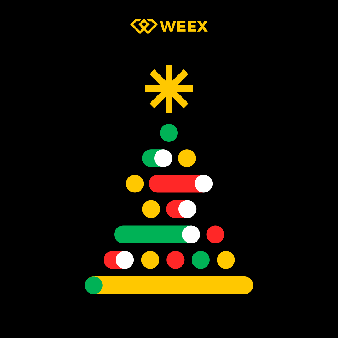 给小编看看你的圣诞树吧✨

关注<a href="/WeexCn/">WEEX中文</a> ，转发本推文
评论区晒出你的圣诞树+UID

48h后随机抽5位每人10 $USDT