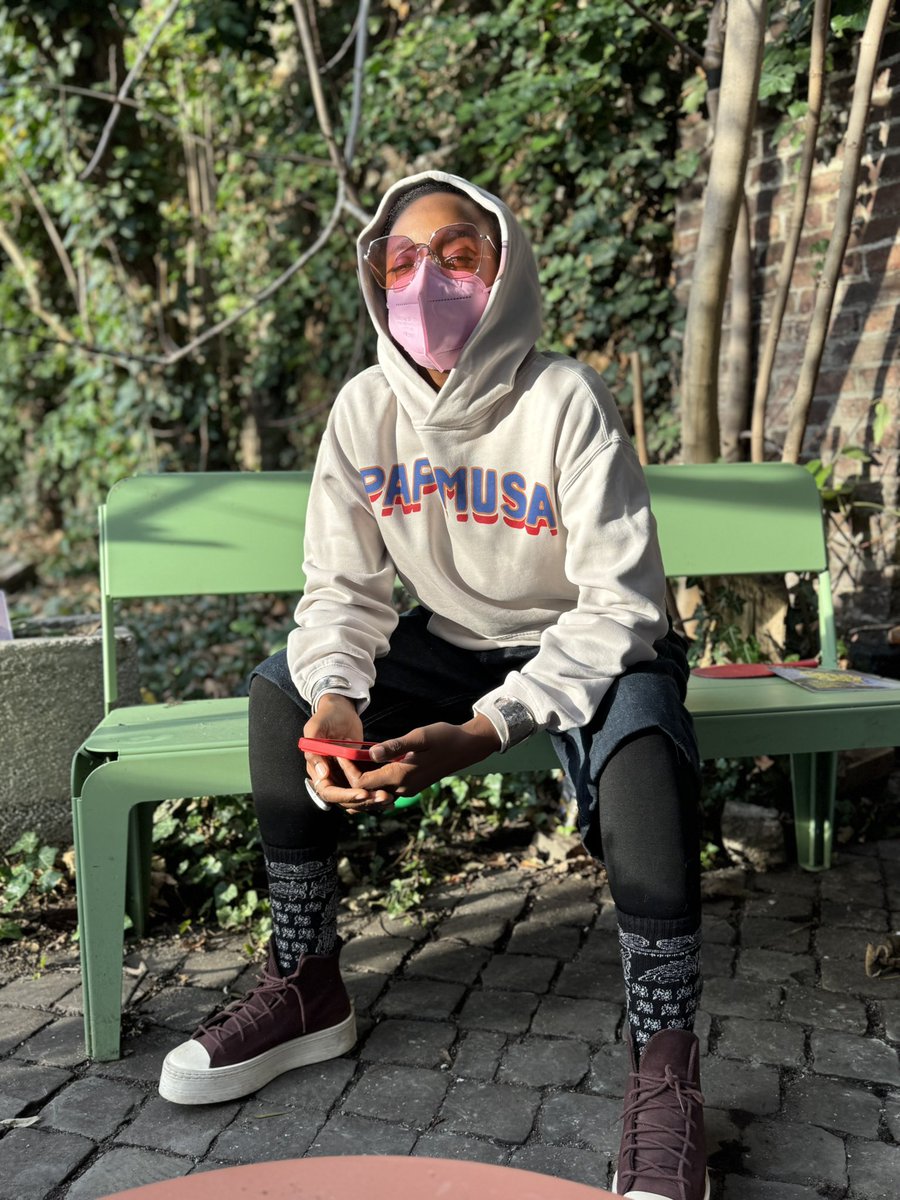 <a href="/SellyRabyKane/">Selly Raby Kane</a> rocking pap musa hoodie in Maastricht, NL.