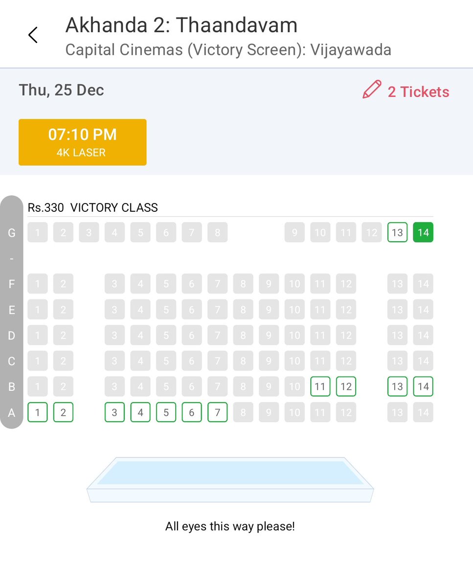 Raj15O8's tweet photo. #Akhanda2Thaandavam #3D #Trendset #Vijayawada #Capitalcinemas Book your tickets 7:10 PM show https://t.co/pwb6l7wVVd