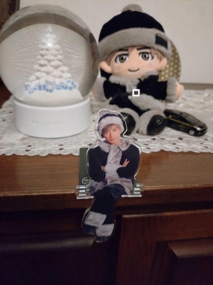 メリークリスマス🎄 ブラックサンタ🧑‍🎄ぬいタク＆アクスタが届いて