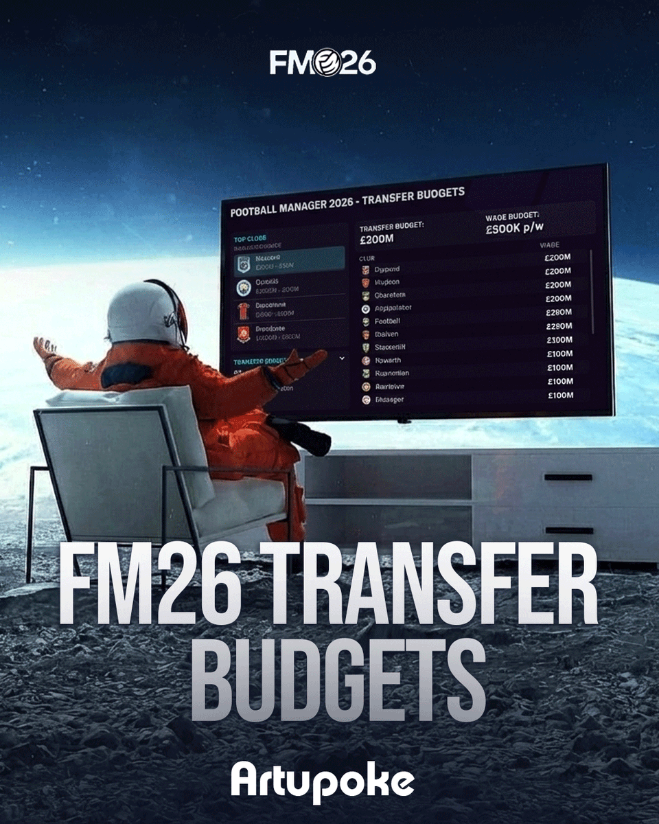 FM26 Transfer Budgets. 💸

Ada yang kaya raya, ada yang budgetnya cuma cukup buat “loan + opsi beli”. 

Berikut daftar untuk EPL, LA Liga, Serie A, dan lainnya.. ⤵