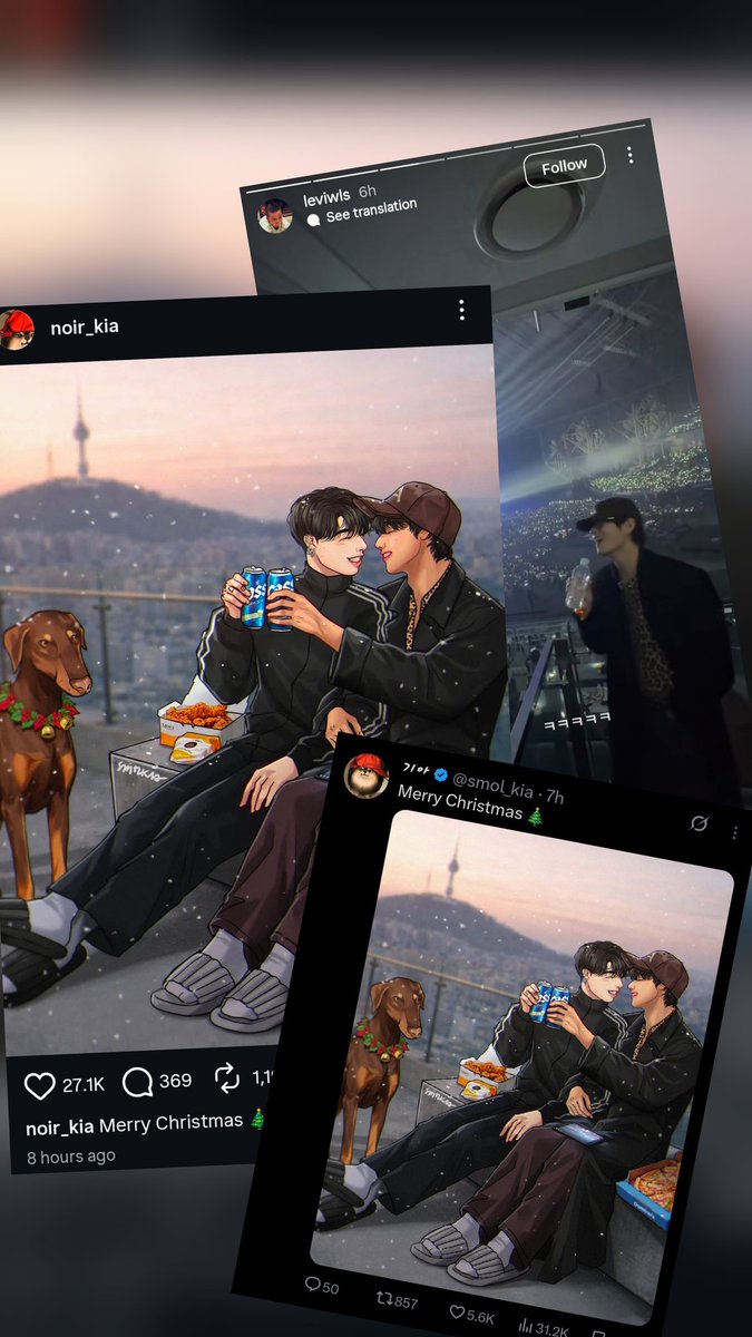 ARMYBTS645371's tweet photo. @Taekoomania leviwls posted 6 hours ago and Kia posted before 2 hours of leviwls story. HOW DID SHE KNOW WHAT TAEHYUNG WAS WEARING??!! https://t.co/UlRisYZAaH