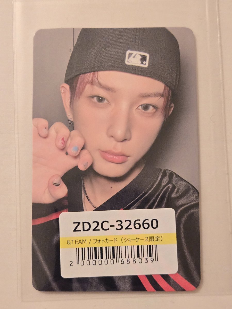 &TEAM 'Back to Life' FAN SHOWCASE 限定特典フォトカード 【譲