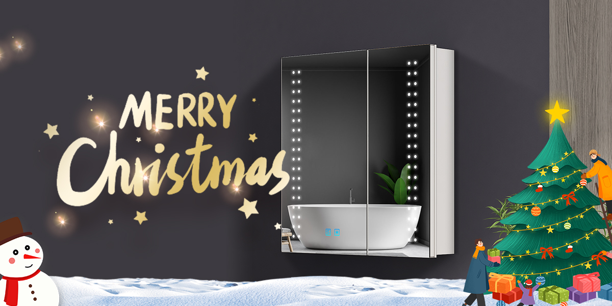 🎄Christmas is here, we wish you a very Merry Christmas.
✨Wishing you a Christmas filled with warmth and light!
🎅🎁Enjoy the glow of the season! 

#MerryChristmas #HolidayGlow #LEDMirrorCabinet #HomeWarmth #Christmas2025