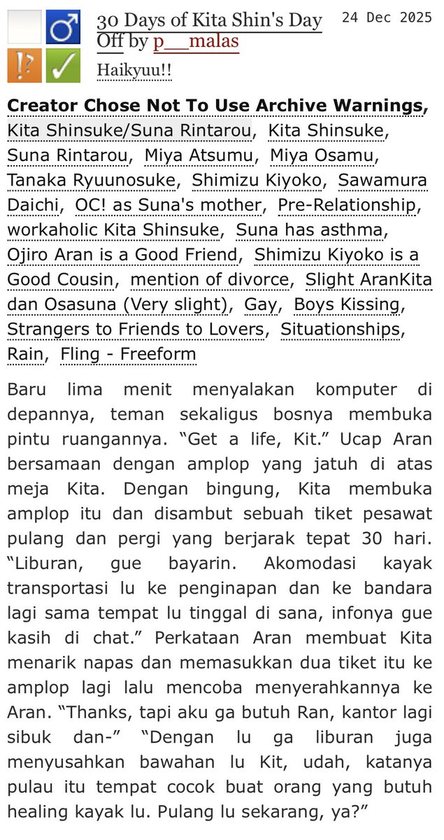 Haikyuu Secret Santa Lokal tweet media