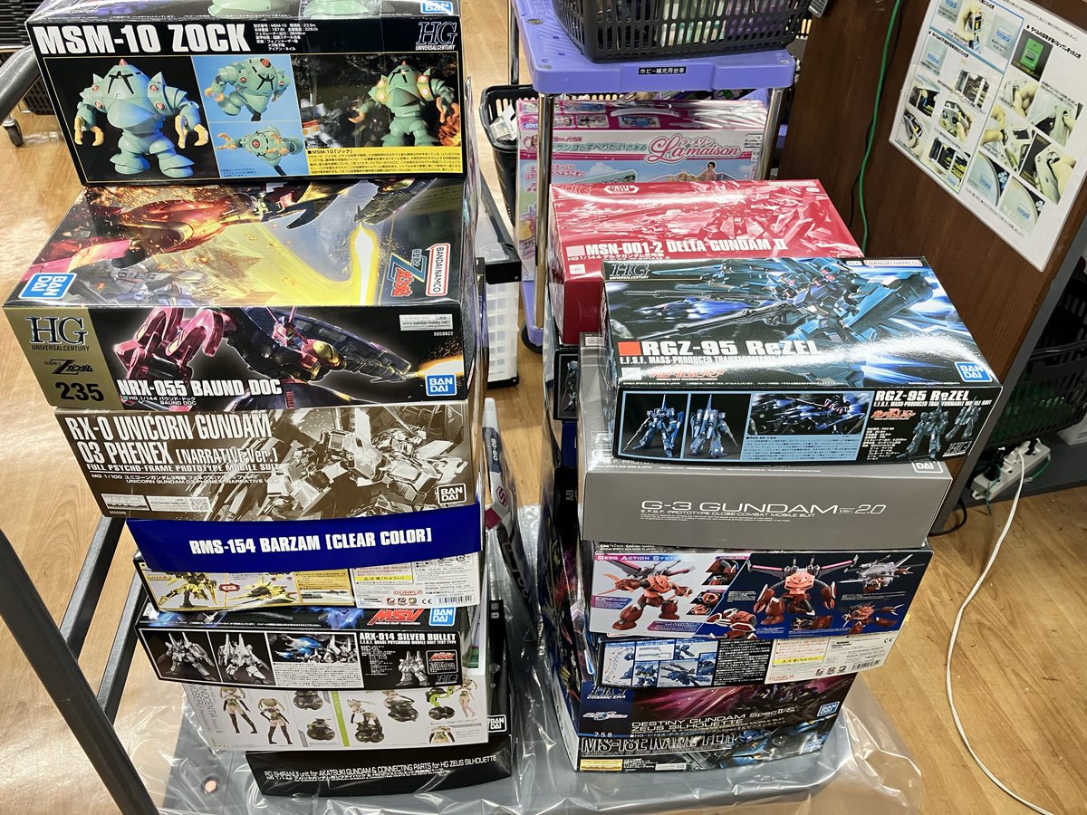 📣入荷情報📣 プラモデルをたくさんお売りいただきました！🤩 随時店頭